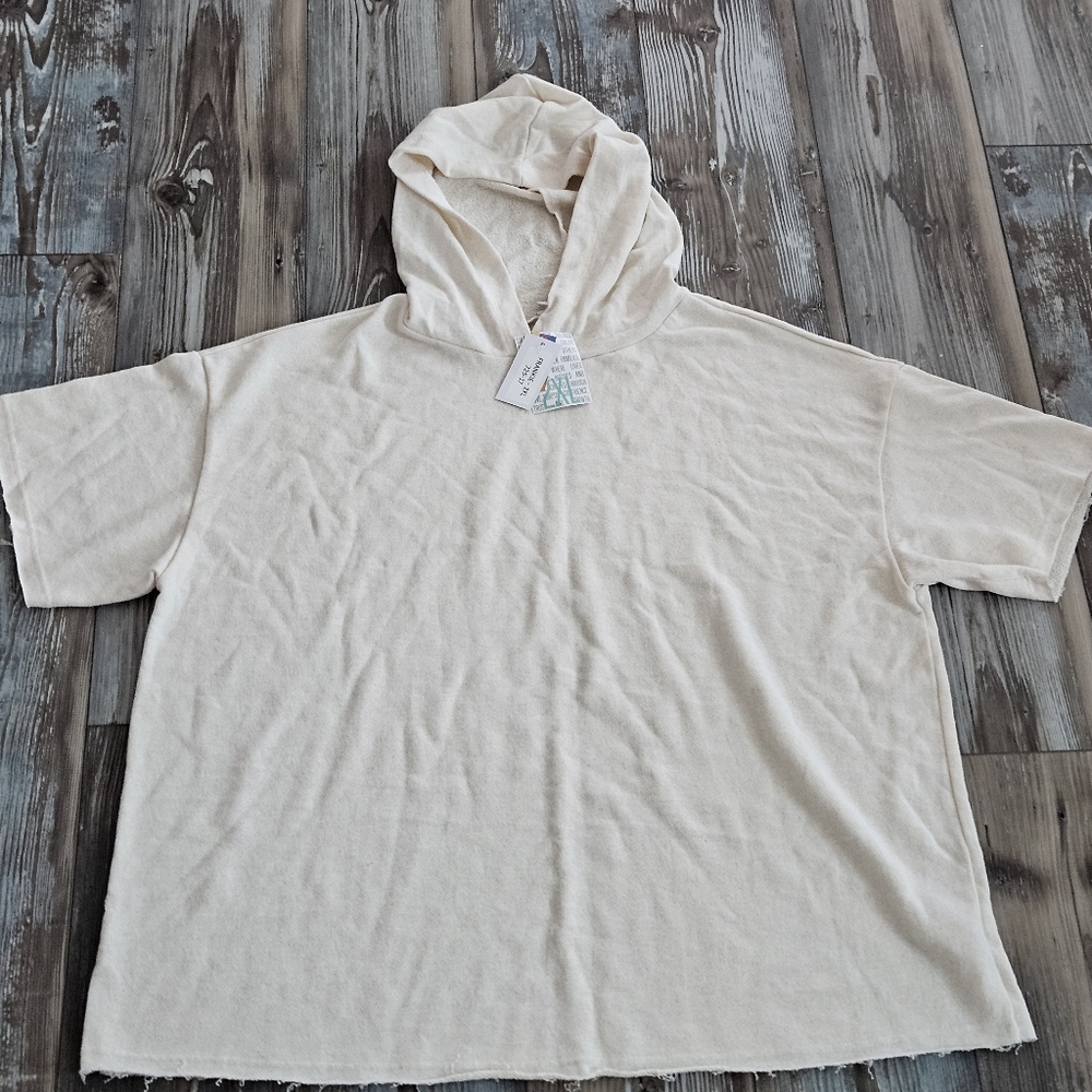 New Nwt Lularoe Frankie Hoodie Top 2x 2xl